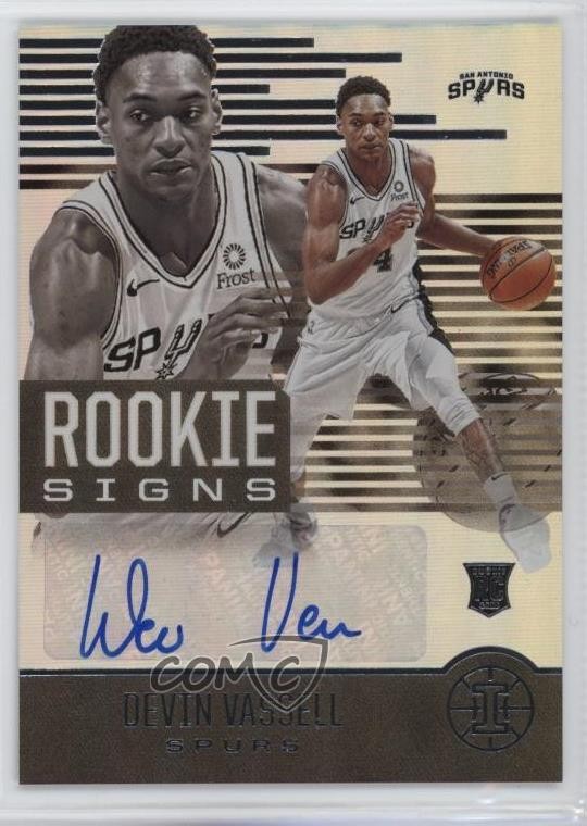 2020-21 Panini Illusions Rookie Signs Devin Vassell #RS-DVS Auto RC 1o52