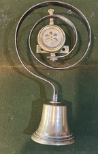 Antique Old Victorian Brass Servants Butler Bell Pull Door Shop 