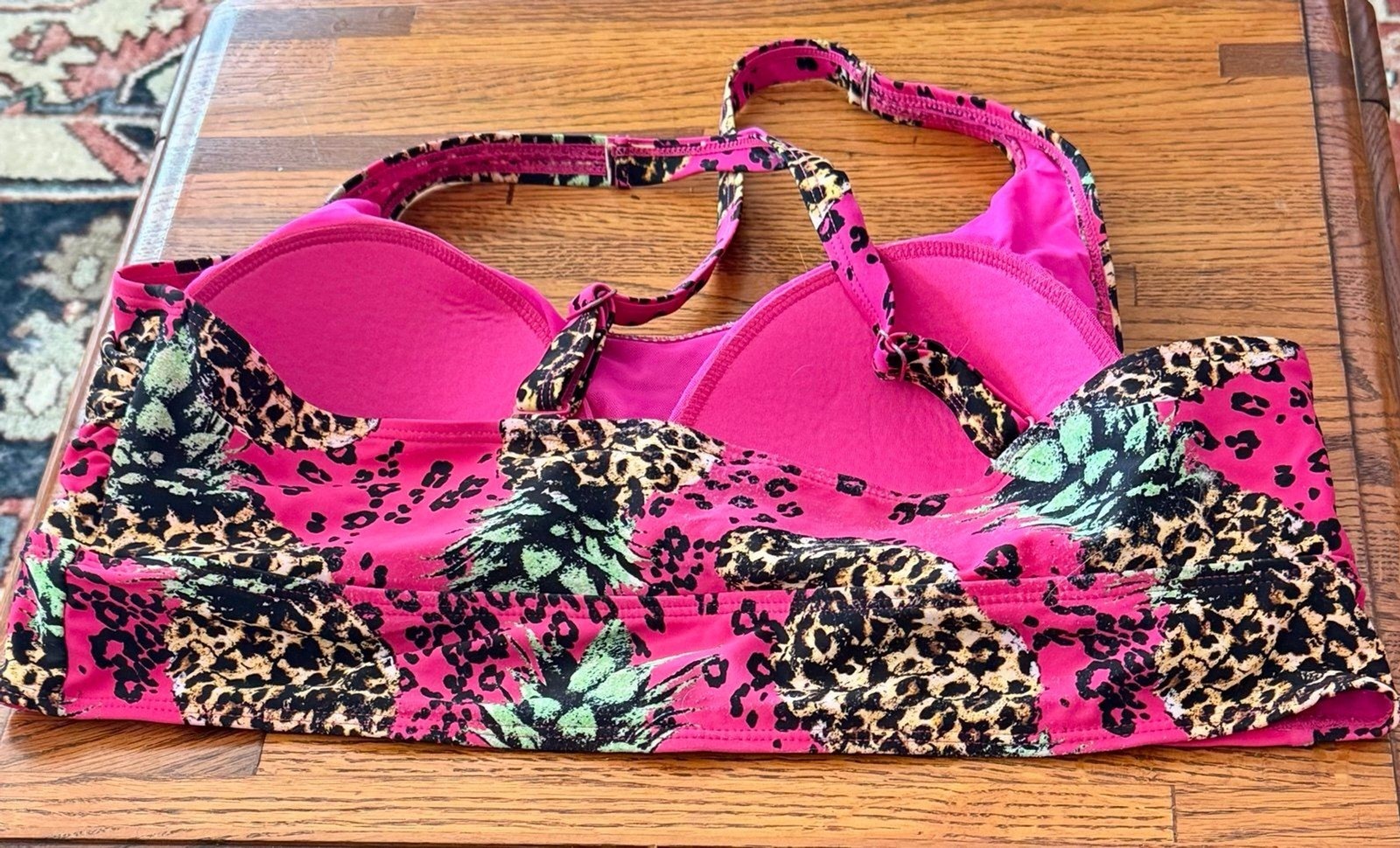 Torrid Wireless Adjustable Scoop Pineapple Bikini… - image 2