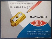 Temperamatite DUX; listino