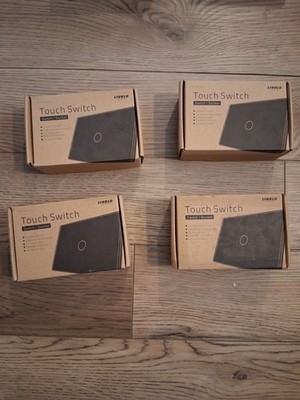 Livolo Lot of  3-Gang 2-Way Touch Wall Light Switch White Gloss