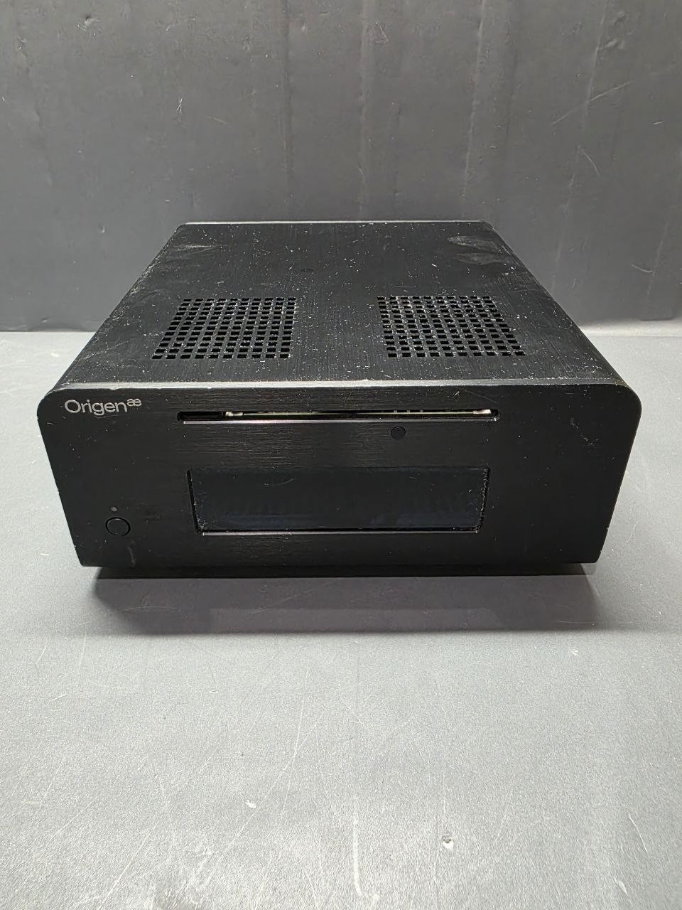 OrigenAE M10 ITX  schwarz HTPC Luxus Gehäuse Gebraucht wie NEU!