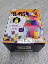 LAOESE   CAT Lamp CRAFT Kit   Paint Your Own   Adults  Kids   NEW Sealed Box