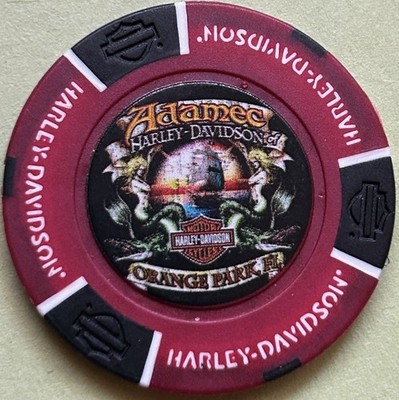 Harley Davidson Full Color Poker Chip from Adamec HD in Jacksonville Forida