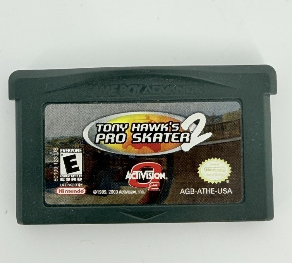 Tony Hawk's Pro Skater 2 Nintendo GameBoy Advance GBA Cartridge