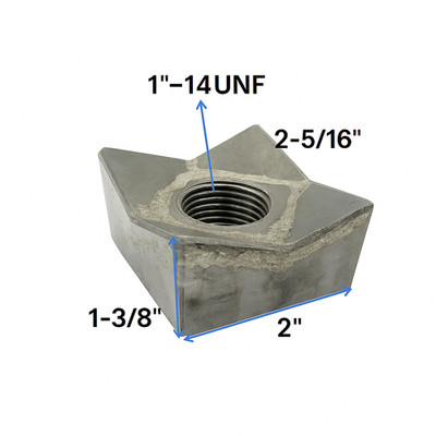NEW 10233 CUTTING TEETH WILL FIT ''TIGERCAT QUADCO'' NO SHANK 1'' BOLT 2-5/16