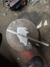 Round Circular Permenant Magnet Chuck 9" Brown Sharp