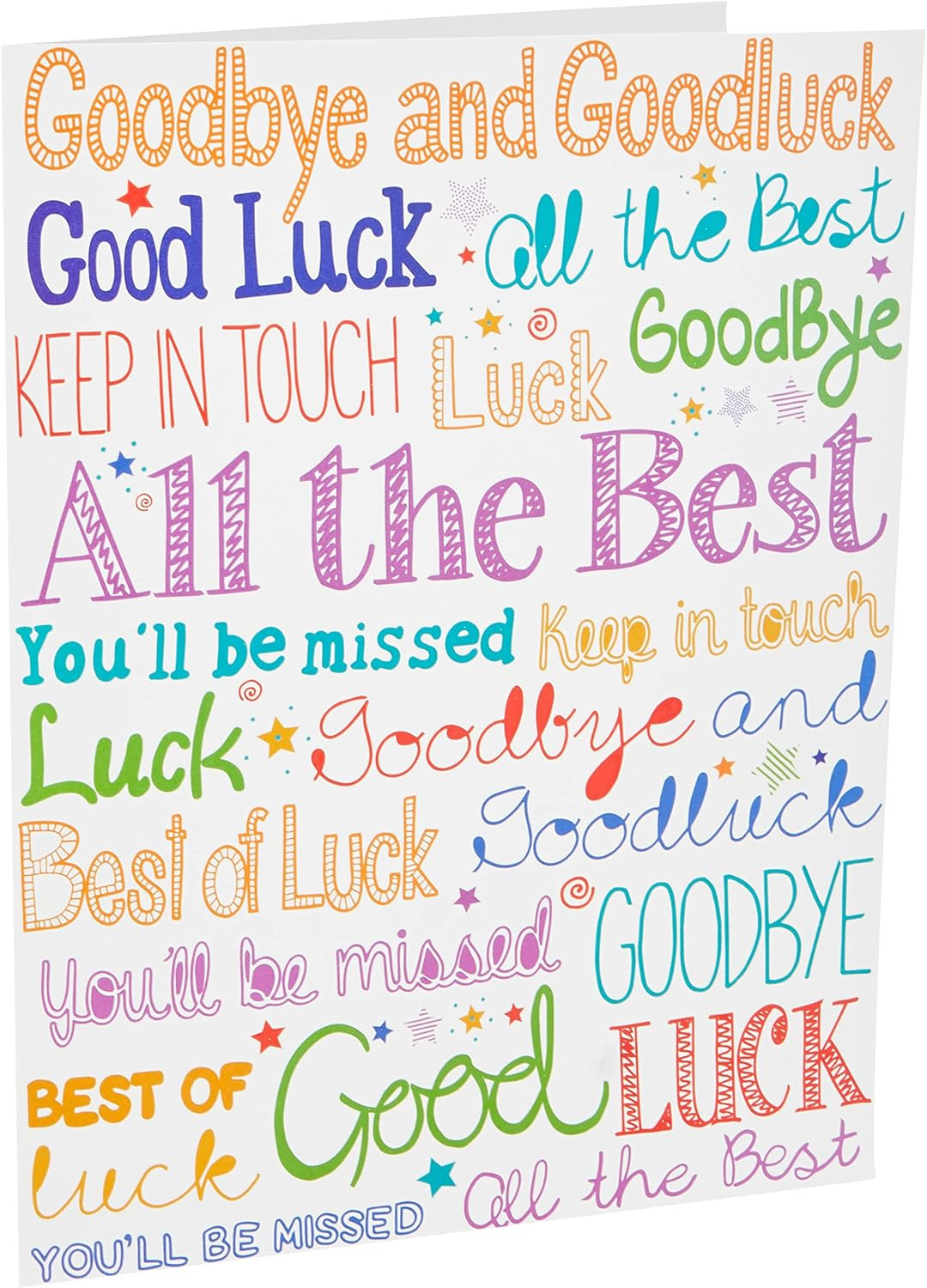 Piccadilly Greetings Group Ltd Sloane Graphics Goodbye and Good Luck Farewell Ca