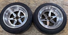 Jdm Rare Longchamp Xr-4 159j-27 Pcd114.3 4h 4-hole Deep Rim Ae86 Old C No Tires