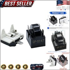 High Performance 4.7 Ohm Refrigerator Relay with 1/2HP Overload Protector