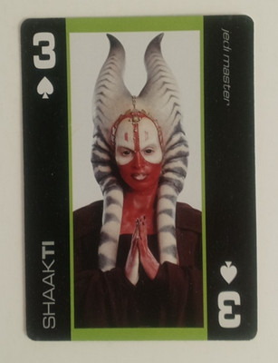 Star Wars Heroes Playing Card Shaak ti 3 Spades