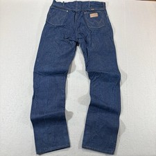 Vintage Wrangler Cowboy Cut Jeans 36 34 x36 80s Dark Wash Blue USA Western 13MWZ