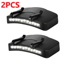 2x Ultra Bright Hand Free Led Clip On Cap Light For Fishing Camping Baseball Cap