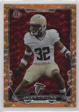 2015 Bowman Rookies Orange Ice 41/50 Jalen Collins #74 0v0