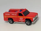 Vintage 1982 Hot Wheels Red Emergency Squad Unit 50 Hong Kong Diecast