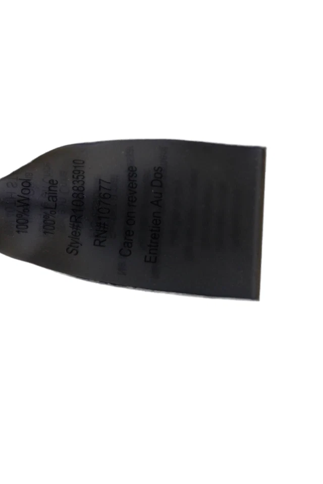 Alice + Olivia Womens Striped Sequin Knit Cardigan Sweater Navy Black Wool XS - Image 4 of 4