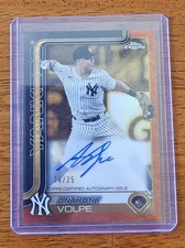 2025 Topps Gilded Collection -  Anthony Volpe #CGA-AV Orange Refractor /25