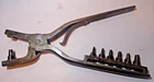 ANTIQUE VINTAGE LEATHER  HOLE PUNCH BY CASSELL MILITARY ISSUE WW1 DATED 1918