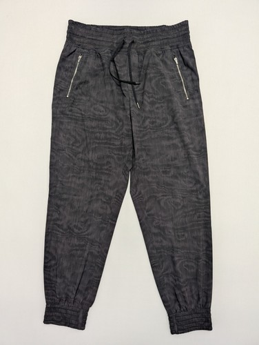 Athleta Camden Jogger Donna 10 Nero Moire Leggero Alzata Alta