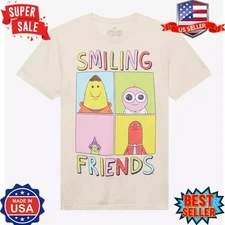 Smiling Friends Character Grid T-Shirt S-5XL
