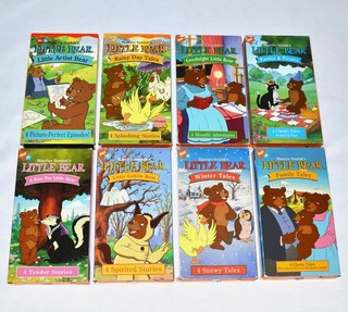 8 Maurice Sendak’s Little Bear VHS Videotapes Nickelodeon Nick Jr. © 1997 2002