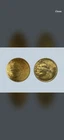 Gold Bullion Coin with Winged Figure and Eagle Design
