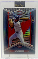 2024 Wild Card Alumination Just the Hits Wade Boggs Red/Blue Mojo Foil #1/1