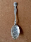 Sterling Silver Souvenir Spoon Civil War Soldiers & Sailors Monument 5" L,14 g