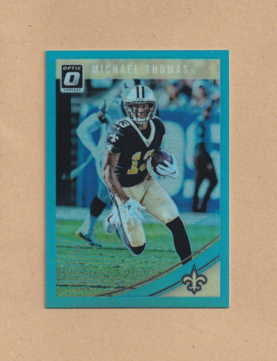 2018 Donruss Optic - Michael Thomas #70 Aqua New Orleans Saints 212/299