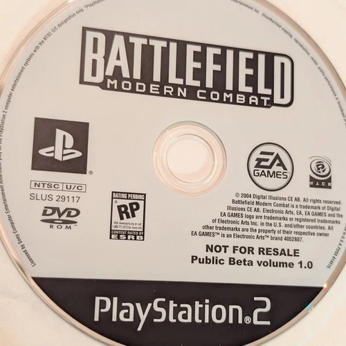 Promo-only PlayStation 2 Battlefield: Modern Combat Public Beta Vol 1.0 PS2 RARE