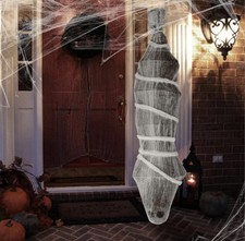 Halloween Cocoon Corpse 72 Inches - Outdoor and Indoor Scary Decorations Skull