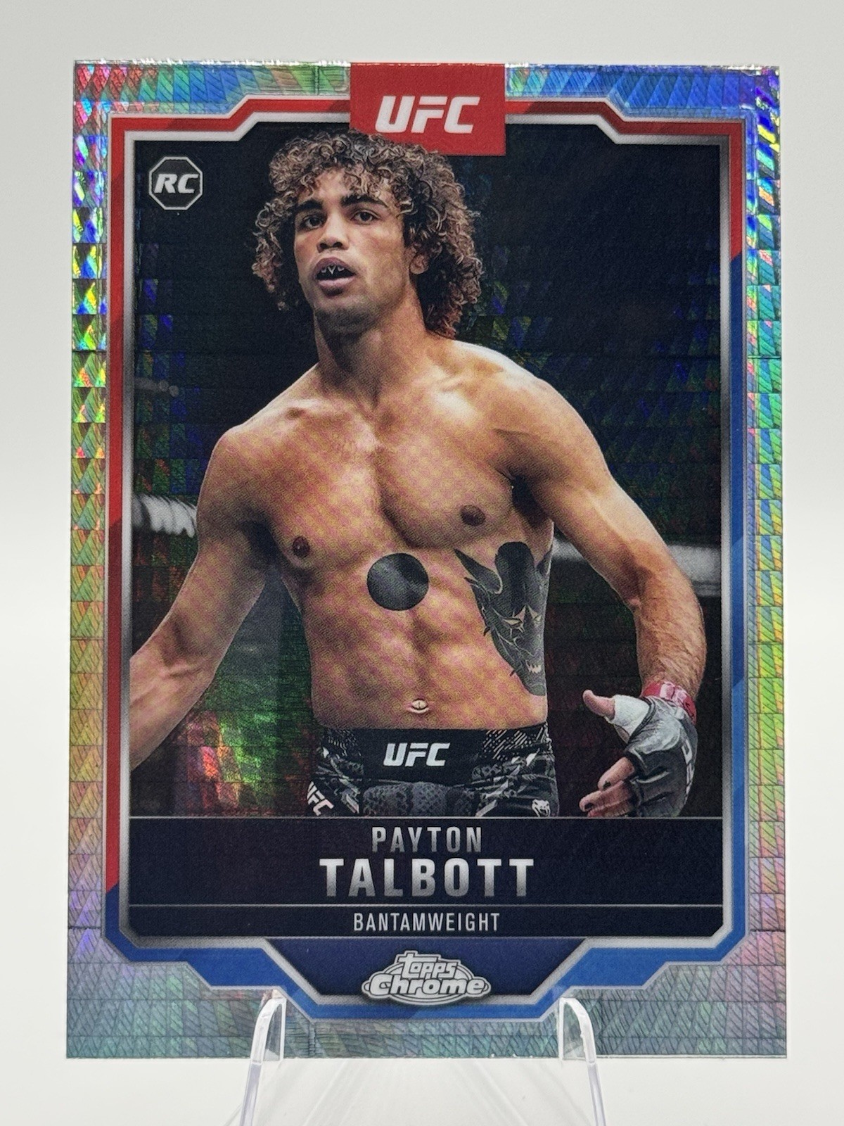 2025 Topps Chrome UFC Payton Talbott Prism Refractor Rookie #141