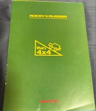 Daihatsu Rocky & Rugger Catalog 4x4 SUV Vehicle Manual, Used, Japan