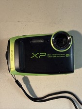 Fujifilm FinePix XP120 Digital Waterproof Camera Black Lime Green Parts or Repai