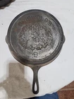 "Griswold’s Erie" #9 710D Cast Iron Skillet Sits Flat No Chips Or Cracks