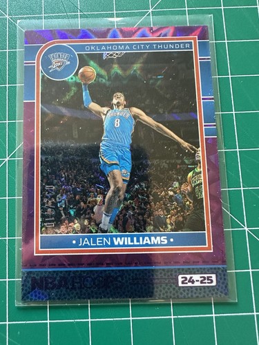 2024-25 Panini Nba Hoops - Jalen Williams #201 Purple Explosion /110