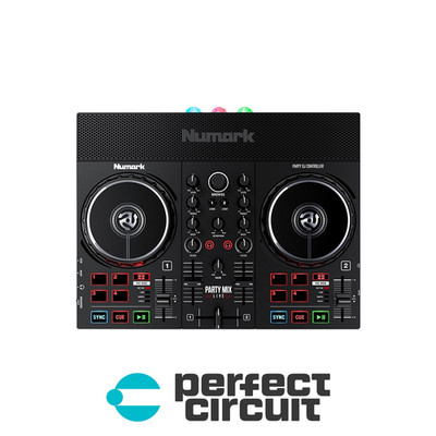 Numark Party Mix Live DJ Controller + Speakers DJ+HI-FI NEW PERFECT CIRCUIT