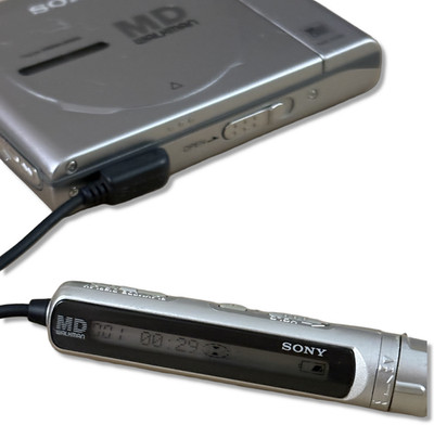 Sony MZ-E25 MD Walkman Silver Portable MiniDisc Player w/ Remote TESTED Works