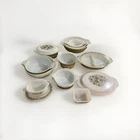 17pc Lot Of Pyrex Spring Blossom Mixing Bowls, Casserole Dishes, And More, Vtg