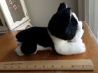Yomiko Classics Boston Terrier Dog Plush Toy Stuffed Animal Black & White 11" — photo 2