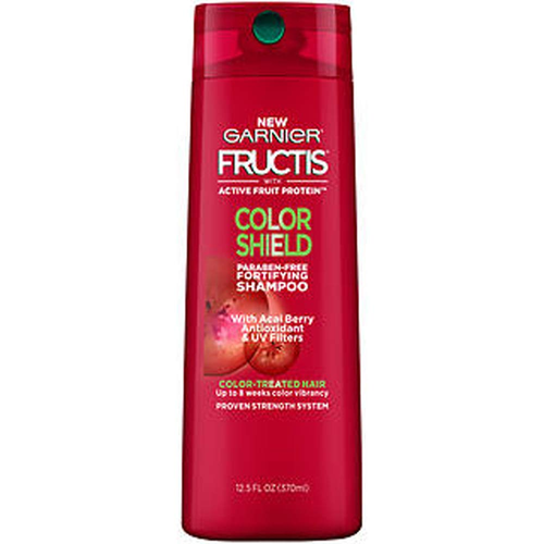Fructis Color Shield Shampoo, Fortifying Shampoo for Color Treated Hair, Works o