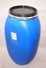 Kunststofffass 120L Weithalsfass Blau Fass Tonne  Regenfass Ex. Bundeswehr BW