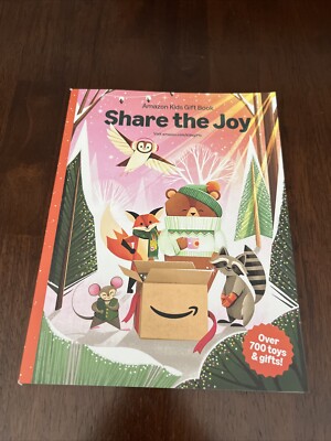 2024 Amazon Kids Gift Book Share The Joy Toy Catalog Christmas Holiday Wish List