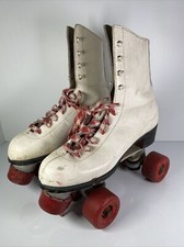 Chicago Roller Rink Skates White Women  s Lace Up Metaflex Easy Rider