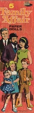 VINTAGE UNCUT FAMILY AFFAIR PAPER DOLLS CUTE RARE HD LASR REPRODUCTION~NO1 SLR 
