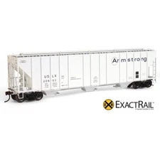 EXACTRAIL HO Armstrong Evans 4780 Covered Hopper USLX #20803 EE-1714-1