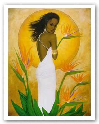 Birds Of Paradise Dexter Griffin African American Art Print 25x33