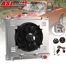 CU981 2 Row Radiator Shroud Fan For 1987-1999 Dodge Dakota 2.2L 2.5L 3.9L USA
