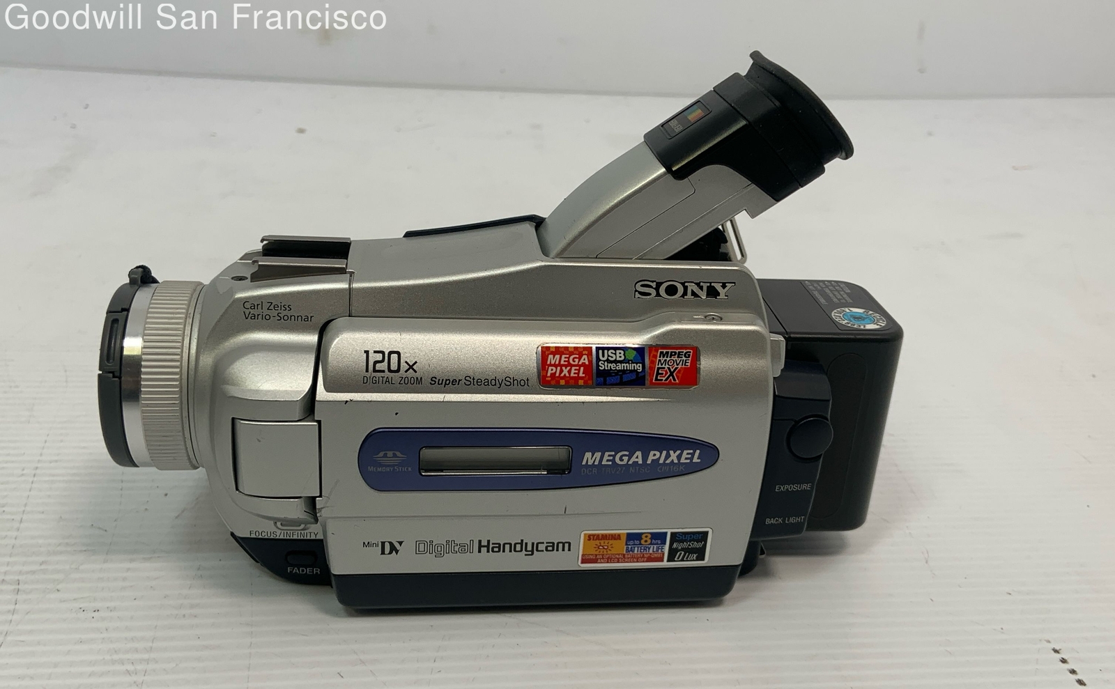 Sony Handycam DCRTRV27 120x Digital Zoom MiniDV Handheld Camcorder eBay