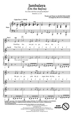 Jambalaya (On the Bayou) 2-Part Sheet Music